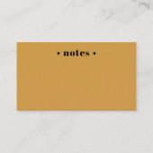 金ゴールドレトロ予約座歯科 予約カード (裏面)