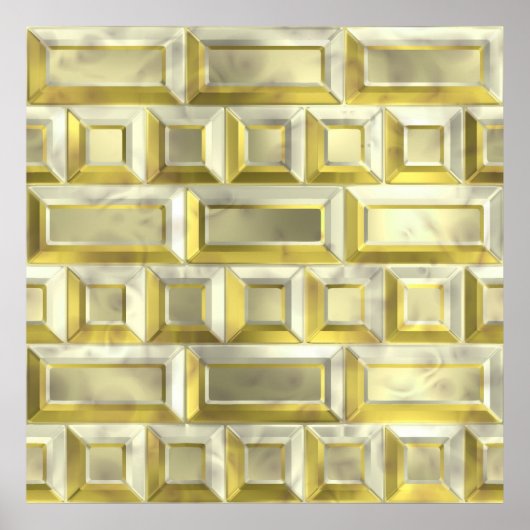 金ゴールドレンガ ポスター (正面)