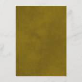 金ゴールドレースオエレガントーバーンブラウン結婚ズ詳細 エンクロージャーカード (裏面)