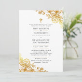 金ゴールドレースカトリックの婚約者結婚団 招待状 (スタンド正面)