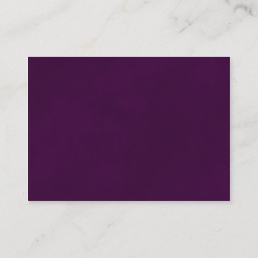 金ゴールドレースシックプラムパープル結婚ズ詳細オンライン エンクロージャーカード (裏面)