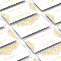 金ゴールドレースペイズリーマンダラオンホワイト