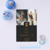 金ゴールドレースランジェリーブティック2フォトプライスフライヤー チラシ (シングル)