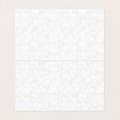 金ゴールドレース及びホワイトダマスク 名刺 (内部フラット)