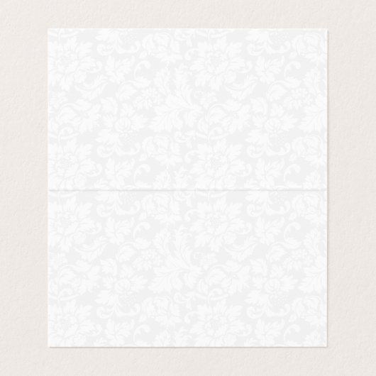 金ゴールドレース及びホワイトダマスク 名刺 (内部フラット)