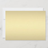 金ゴールドレース結婚式招待状 招待状 (裏面)