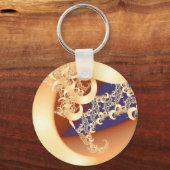 金ゴールドレース キーホルダー (正面)