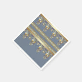 金ゴールドレース スタンダードカクテルナプキン (角)