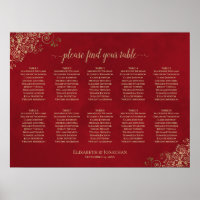 金ゴールドレース(赤10表結婚の座席表)