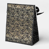 金ゴールドレース&黒のファープリントテントフェイスボックス フェイバーボックス (裏面サイド)