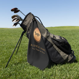 金ゴールドロゴおよびカスタム文字ビジネス会社ブランド ゴルフタオル