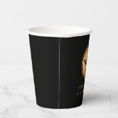 金ゴールドロゴおよびカスタム文字ビジネス会社ブランド 紙コップ (右)