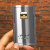 金ゴールドロゴMetallic Chauffeur名刺 名刺