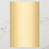 金ゴールドロゴqrコードインスタグラムカスタム文字 チラシ (裏面)