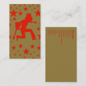 "金ゴールドロックスター"の名刺 名刺 (正面/裏面)