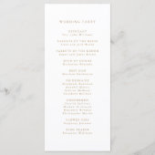 金ゴールドロマン結婚ム書道式 プログラム (裏面)