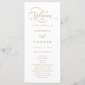 金ゴールドロマン結婚ム書道式 プログラム (正面)