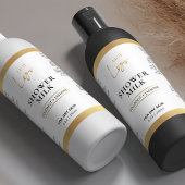 金ゴールドロモダンゴ6 OZ 8 OZコスメティックボトルラベル スパークリングワインラベル