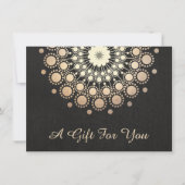 金ゴールドロータスサロン及びスパ贈与証 (正面)