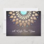 金ゴールドロータスサロン及びスパ贈与証 (正面)