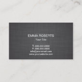 金ゴールドロータスフローラロゴヨガインストラクタースパセラピー 名刺 (裏面)