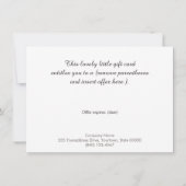 金ゴールドロータスマッサージセラピストギフト券 (裏面)