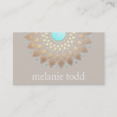 金ゴールドロータスマンダラナチュラルヘルスアポイントメント 予約カード (正面)