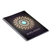 金ゴールドロータスヨガと瞑想先生ウェルネス ノートブック (右側)