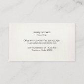 金ゴールドロータスヨガと瞑想先生ウェルネス 名刺 (裏面)