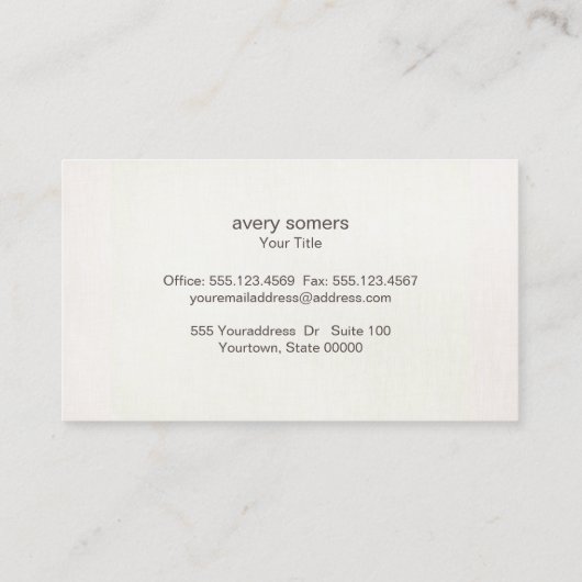 金ゴールドロータスヨガと瞑想先生ウェルネス 名刺 (裏面)