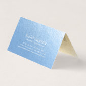 金ゴールドロータスヨガメディテーションインストラクター価格表 名刺 (裏面)