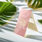 金ゴールドロータスヨガメディテーションインストラクター価格表 名刺