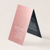 金ゴールドロータスヨガメディテーションインストラクター価格表 名刺 (裏面)