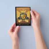 金ゴールドローマ8:14, Sons of God チラシ (手)