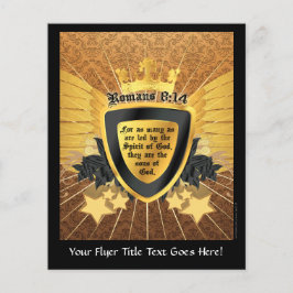 金ゴールドローマ8:14, Sons of God チラシ