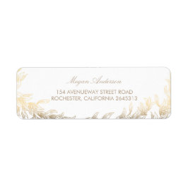 金ゴールドローレル結婚ブランチ ラベル