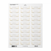 金ゴールドローレル結婚ブランチ ラベル (フルシート)