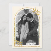 金ゴールドローレル離れリースシュークリーム結婚ズ セーブザデート (裏面)