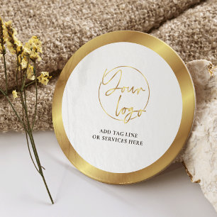 金ゴールドロ実在ゴエステート企業のイベント ラウンドペーパーコースター