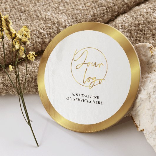 金ゴールドロ実在ゴエステート企業のイベント ラウンドペーパーコースター