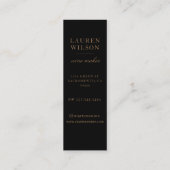 金ゴールドワイナリーエレガントソムリエワインメーカー スキニー名刺 (裏面)