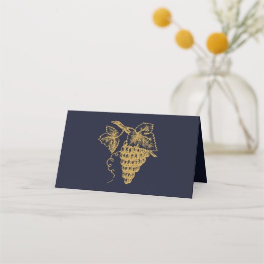 金ゴールドワエレガントイン試飲パーティー折り畳みカード プレイスカード (裏面)