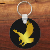 金ゴールドワシ キーホルダー (正面)