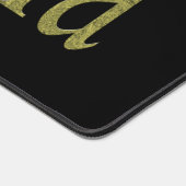 金ゴールドヴィクトリアの名前は黄金の蘭で作られた デスクマット (コーナー)