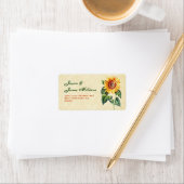 金ゴールドヴィンテージひまわり ラベル (インサイチュ)