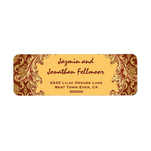 金ゴールドヴィンテージクリキュエダマスクS455 ラベル (正面)