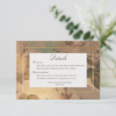 金ゴールドヴィンテージグラムフローラモダン詳細 エンクロージャーカード (スタンド正面)