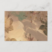 金ゴールドヴィンテージグラムフローラモダン詳細 エンクロージャーカード (裏面)