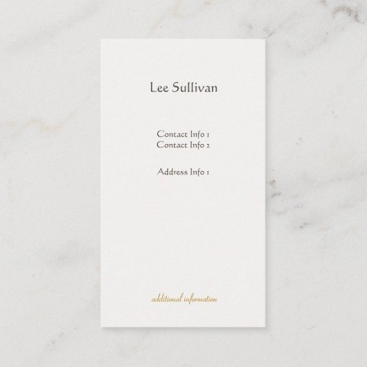 金ゴールドヴィンテージスケルトン鍵アンティーク家具店 名刺 (裏面)