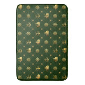 金ゴールドヴィンテージセーラー バスマット (正面縦)